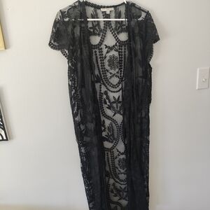 Haute Monde Black Lace Overlay